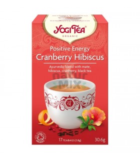 Ceai cu merisor si hibiscus ecologic/bio, Yogi Tea, 17dz