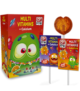 Acadele ”Multivitamine +Calciu”, 50 Bucăți, Dr. Frei