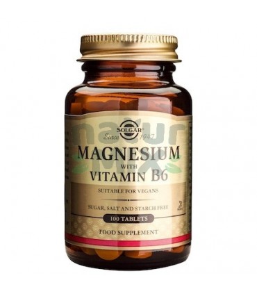 Magnesium+B6 100tb (Magneziu cu vitamina B6) SOLGAR